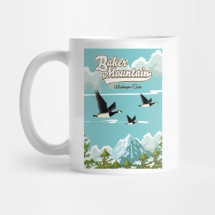 Baker Mountain,Washington State Travel poster Mug